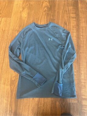 NWOT Under Armour Long Sleeve Performance Crew in Slate Blue